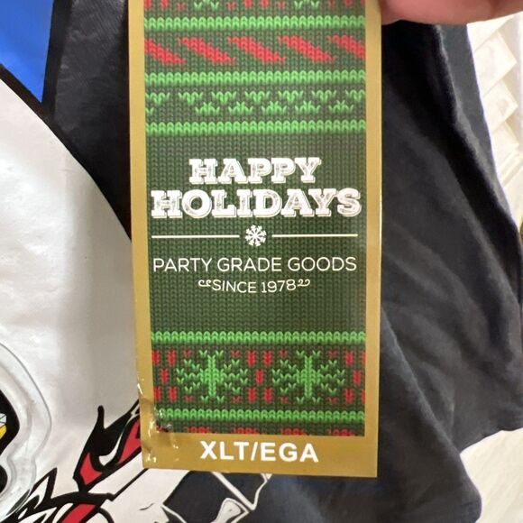 Men's Just Chillin Light Up Christmas Snowman Holiday T-Shirt Seven Oaks XLT - Picture 4 of 5